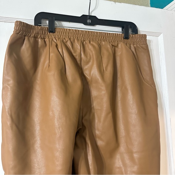 Eloquii wide leg crop leather pants size 14 - Picture 9 of 15